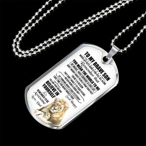 To My Brave Son | You Mean the World To Me | Jewelry | TageUnlimited