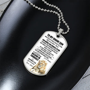 To My Brave Son | You Mean the World To Me | Jewelry | TageUnlimited