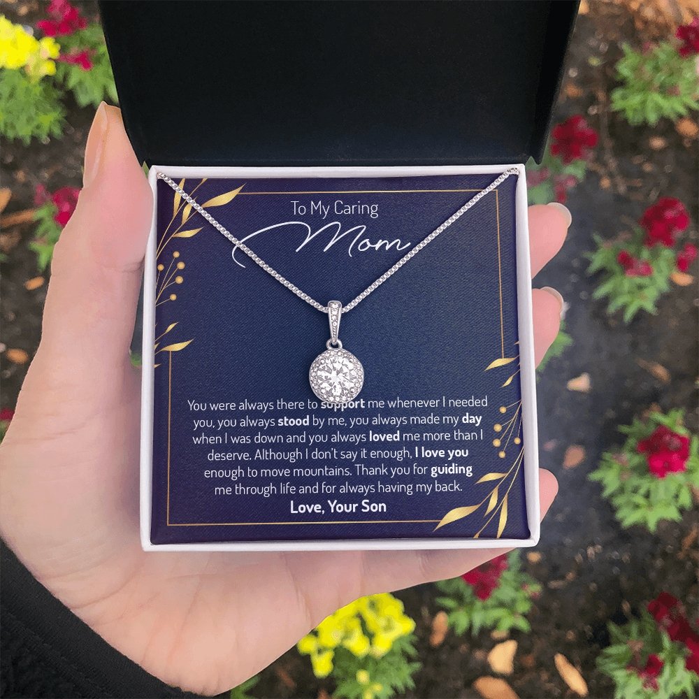 To My Caring Mom | You Were Always There | Jewelry | C30187TR, lx-C30187, PB23-WOOD, PROD-2035129, PT-2646, TNM-1, USER-43062 | TageUnlimited