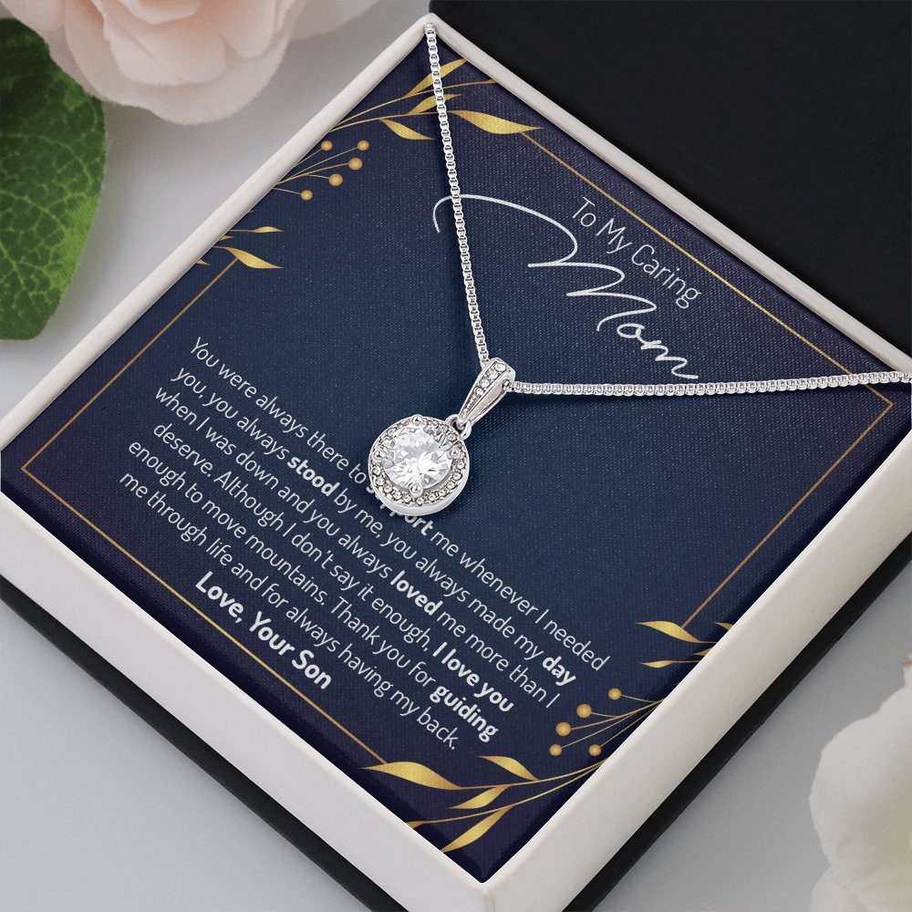 To My Caring Mom | You Were Always There | Jewelry | C30187TR, lx-C30187, PB23-WOOD, PROD-2035129, PT-2646, TNM-1, USER-43062 | TageUnlimited