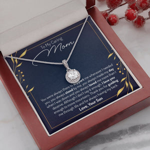 To My Caring Mom | You Were Always There | Jewelry | C30187TR, lx-C30187, PB23-WOOD, PROD-2035129, PT-2646, TNM-1, USER-43062 | TageUnlimited