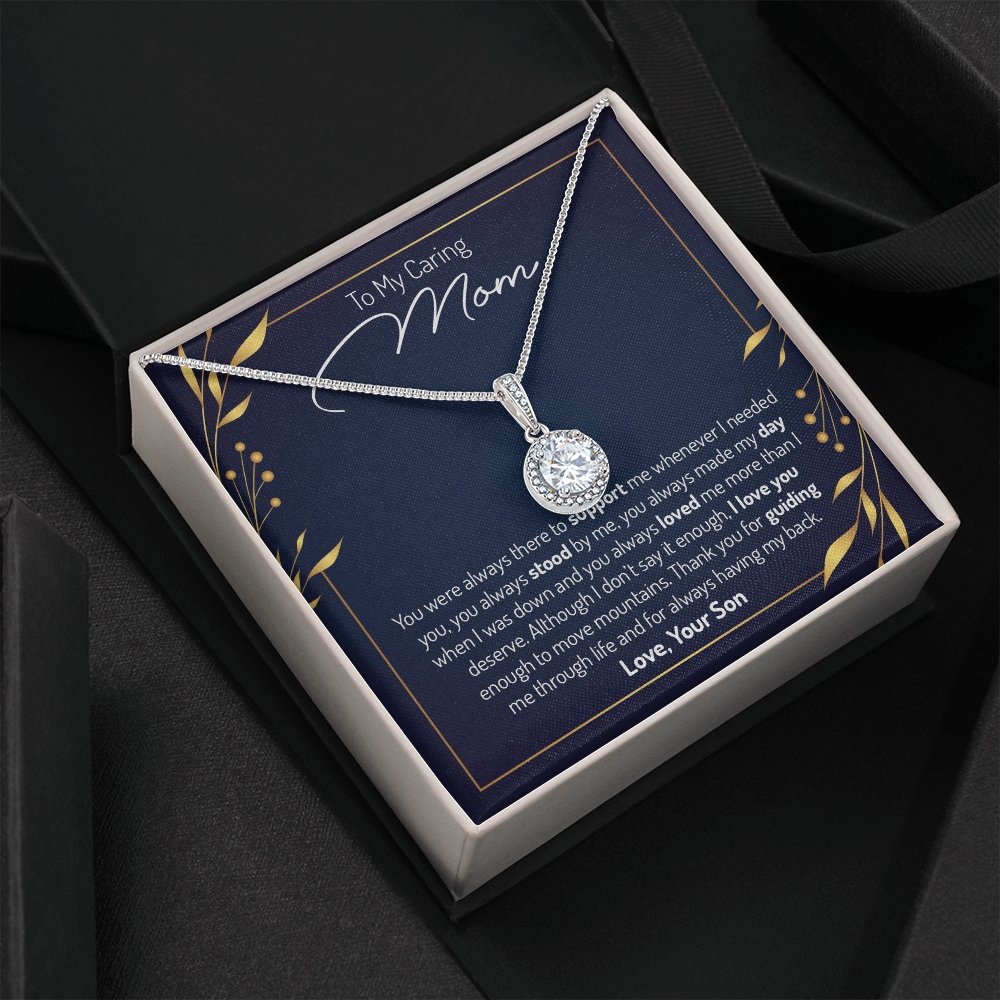 To My Caring Mom | You Were Always There | Jewelry | C30187TR, lx-C30187, PB23-WOOD, PROD-2035129, PT-2646, TNM-1, USER-43062 | TageUnlimited