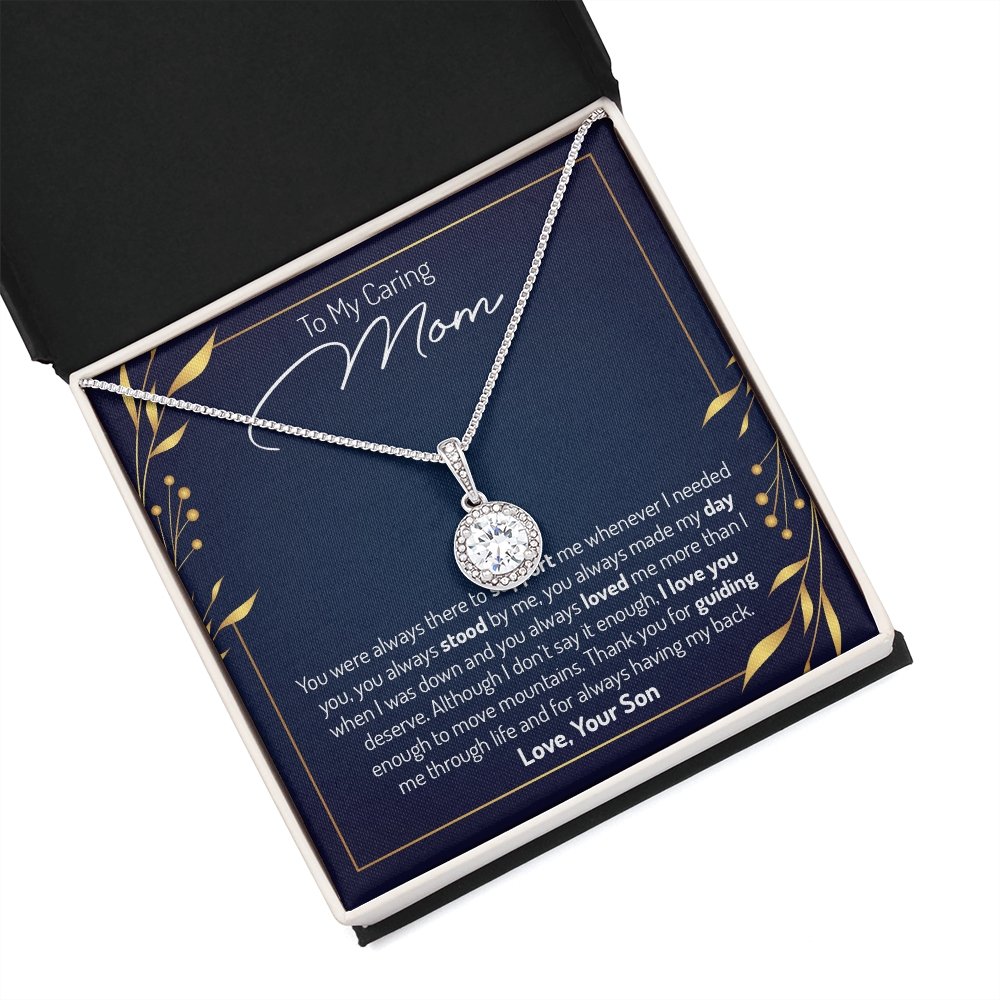 To My Caring Mom | You Were Always There | Jewelry | C30187TR, lx-C30187, PB23-WOOD, PROD-2035129, PT-2646, TNM-1, USER-43062 | TageUnlimited