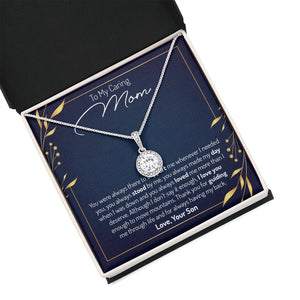 To My Caring Mom | You Were Always There | Jewelry | C30187TR, lx-C30187, PB23-WOOD, PROD-2035129, PT-2646, TNM-1, USER-43062 | TageUnlimited