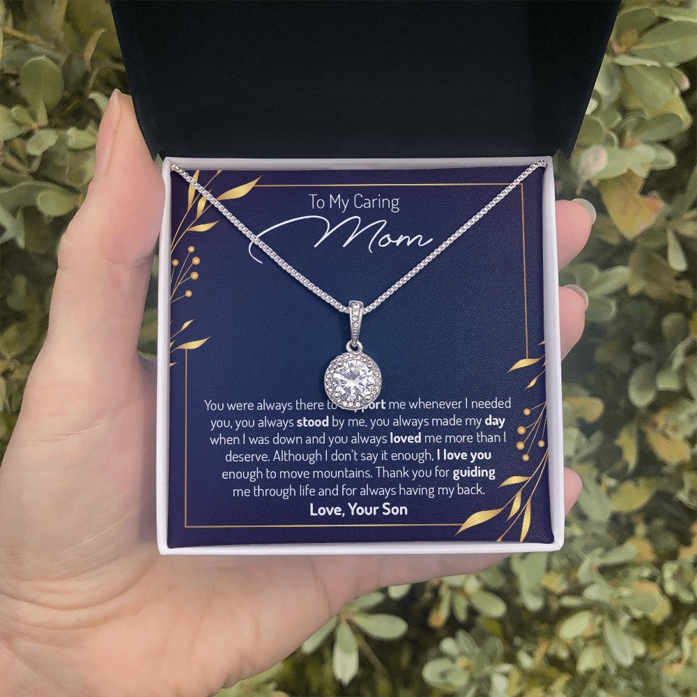 To My Caring Mom | You Were Always There | Jewelry | C30187TR, lx-C30187, PB23-WOOD, PROD-2035129, PT-2646, TNM-1, USER-43062 | TageUnlimited