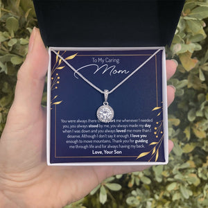 To My Caring Mom | You Were Always There | Jewelry | C30187TR, lx-C30187, PB23-WOOD, PROD-2035129, PT-2646, TNM-1, USER-43062 | TageUnlimited