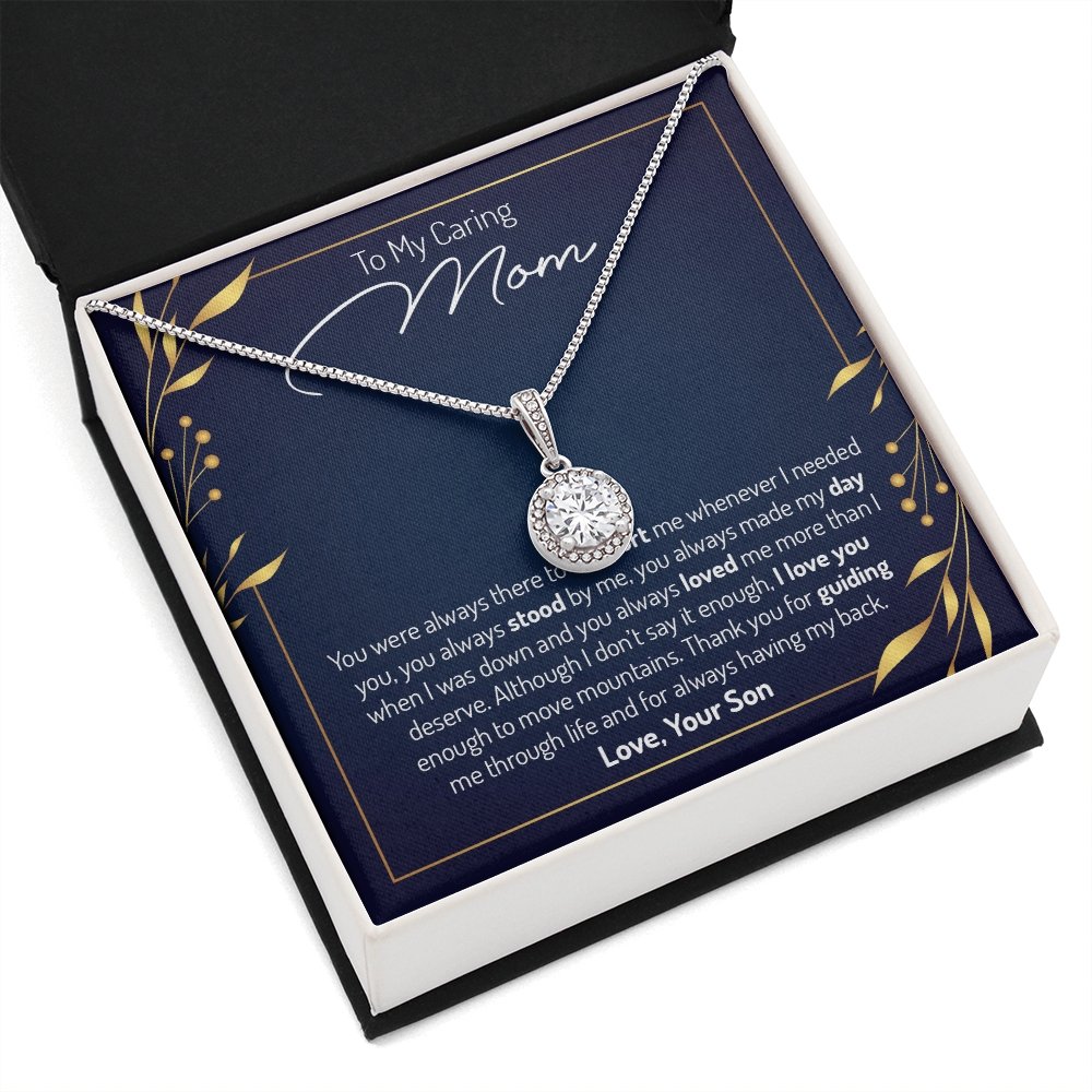 To My Caring Mom | You Were Always There | Jewelry | C30187TR, lx-C30187, PB23-WOOD, PROD-2035129, PT-2646, TNM-1, USER-43062 | TageUnlimited