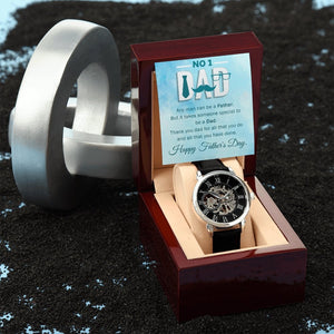 To My Dad Gift Watch | Any Man Can Be A Father | Father's Day Gift | Jewelry | PB24-WOOD, PROD-2245467, PT-4320, USER-43062, W30044 | TageUnlimited