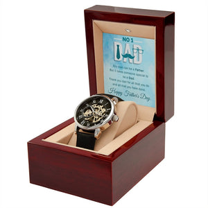 To My Dad Gift Watch | Any Man Can Be A Father | Father's Day Gift | Jewelry | PB24-WOOD, PROD-2245467, PT-4320, USER-43062, W30044 | TageUnlimited