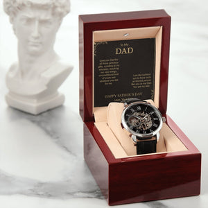 To My Dad Gift Watch | I Am The Luckiest | Father's Day Gift | Jewelry | PB24-WOOD, PROD-2242172, PT-4320, USER-43062, W30044 | TageUnlimited