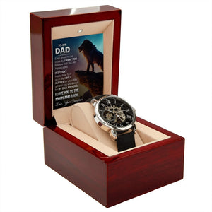 To My Dad Gift Watch | I Love You To The Moon And Back | Jewelry | PB24-WOOD, PROD-2226061, PT-4320, USER-43062, W30044 | TageUnlimited