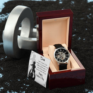 To My Dad Gift Watch | I Want To Invent A Time Machine | Father's Day Gift | Jewelry | PB24-WOOD, PROD-2245533, PT-4320, USER-43062, W30044 | TageUnlimited