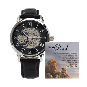 To My Dad Gift Watch | I Want To Say I Love You | Father's Day Gift | Jewelry | PB24-WOOD, PROD-2245515, PT-4320, USER-43062, W30044 | TageUnlimited
