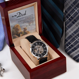 To My Dad Gift Watch | I Want To Say I Love You | Father's Day Gift | Jewelry | PB24-WOOD, PROD-2245515, PT-4320, USER-43062, W30044 | TageUnlimited