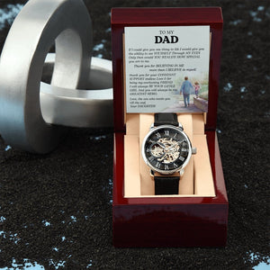 To My Dad Gift Watch | If I Could Give You One Thing | Father's Day Gift | Jewelry | PB24-WOOD, PROD-2242190, PT-4320, USER-43062, W30044 | TageUnlimited