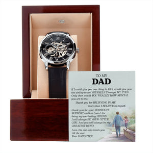 To My Dad Gift Watch | If I Could Give You One Thing | Father's Day Gift | Jewelry | PB24-WOOD, PROD-2242190, PT-4320, USER-43062, W30044 | TageUnlimited