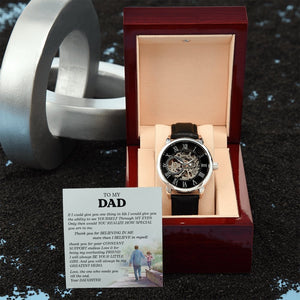 To My Dad Gift Watch | If I Could Give You One Thing | Father's Day Gift | Jewelry | PB24-WOOD, PROD-2242190, PT-4320, USER-43062, W30044 | TageUnlimited
