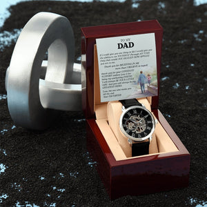 To My Dad Gift Watch | If I Could Give You One Thing | Father's Day Gift | Jewelry | PB24-WOOD, PROD-2242190, PT-4320, USER-43062, W30044 | TageUnlimited