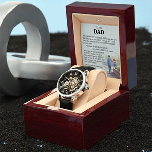 To My Dad Gift Watch | If I Could Give You One Thing | Father's Day Gift | Jewelry | PB24-WOOD, PROD-2242190, PT-4320, USER-43062, W30044 | TageUnlimited