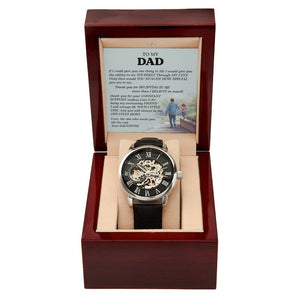 To My Dad Gift Watch | If I Could Give You One Thing | Father's Day Gift | Jewelry | PB24-WOOD, PROD-2242190, PT-4320, USER-43062, W30044 | TageUnlimited