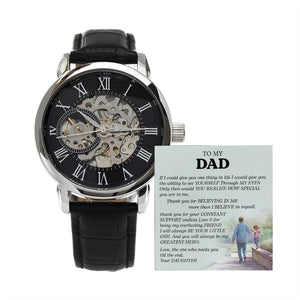 To My Dad Gift Watch | If I Could Give You One Thing | Father's Day Gift | Jewelry | PB24-WOOD, PROD-2242190, PT-4320, USER-43062, W30044 | TageUnlimited