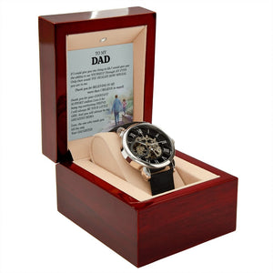 To My Dad Gift Watch | If I Could Give You One Thing | Father's Day Gift | Jewelry | PB24-WOOD, PROD-2242190, PT-4320, USER-43062, W30044 | TageUnlimited
