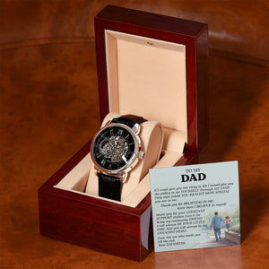 To My Dad Gift Watch | If I Could Give You One Thing | Father's Day Gift | Jewelry | PB24-WOOD, PROD-2242190, PT-4320, USER-43062, W30044 | TageUnlimited