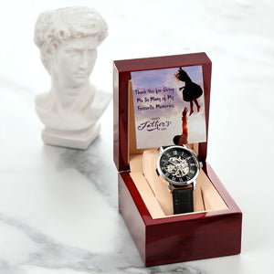 To My Dad Gift Watch | Thank You For Giving Me So Many Memories | Father's Day Gift | Jewelry | PB24-WOOD, PROD-2245500, PT-4320, USER-43062, W30044 | TageUnlimited