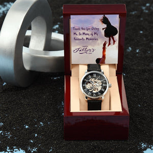 To My Dad Gift Watch | Thank You For Giving Me So Many Memories | Father's Day Gift | Jewelry | PB24-WOOD, PROD-2245500, PT-4320, USER-43062, W30044 | TageUnlimited