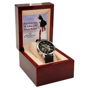 To My Dad Gift Watch | Thank You For Giving Me So Many Memories | Father's Day Gift | Jewelry | PB24-WOOD, PROD-2245500, PT-4320, USER-43062, W30044 | TageUnlimited