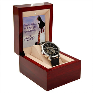 To My Dad Gift Watch | Thank You For Giving Me So Many Memories | Father's Day Gift | Jewelry | PB24-WOOD, PROD-2245500, PT-4320, USER-43062, W30044 | TageUnlimited