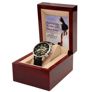 To My Dad Gift Watch | Thank You For Giving Me So Many Memories | Father's Day Gift | Jewelry | PB24-WOOD, PROD-2245500, PT-4320, USER-43062, W30044 | TageUnlimited