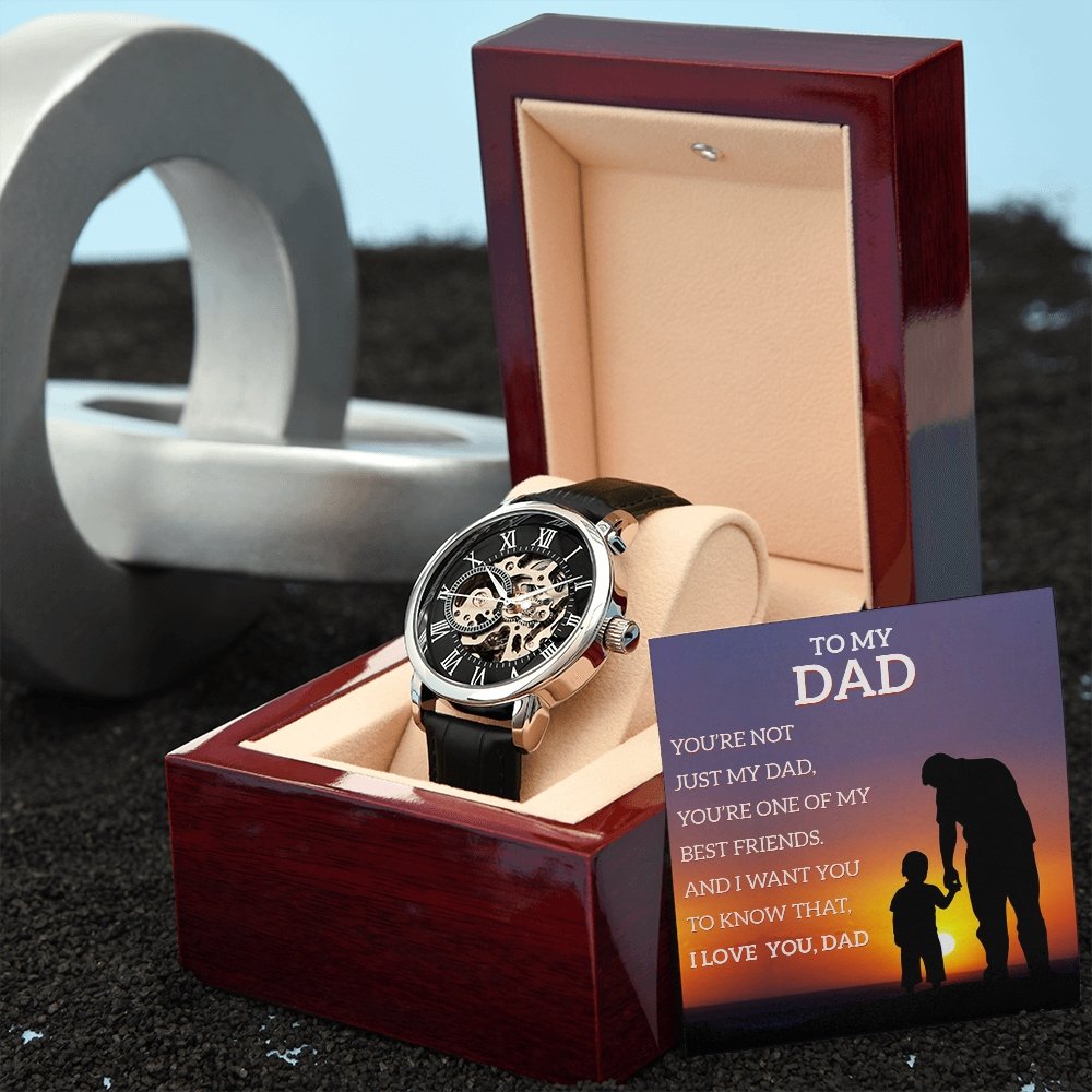 To My Dad Gift Watch | You're One of My Best Friends | Father's Day Gift | Jewelry | PB24-WOOD, PROD-2225273, PT-4320, USER-43062, W30044 | TageUnlimited