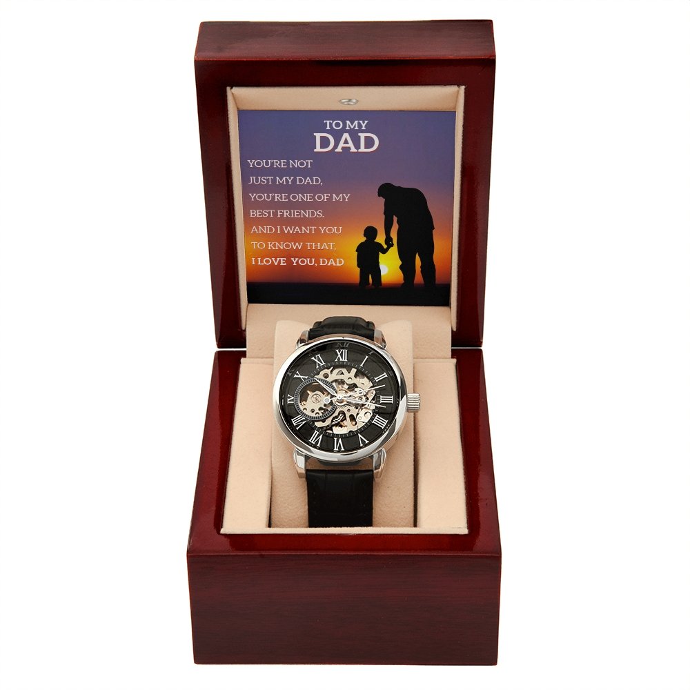 To My Dad Gift Watch | You're One of My Best Friends | Father's Day Gift | Jewelry | PB24-WOOD, PROD-2225273, PT-4320, USER-43062, W30044 | TageUnlimited