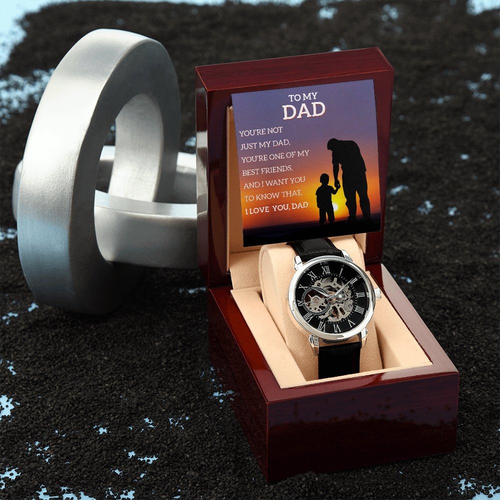 To My Dad Gift Watch | You're One of My Best Friends | Father's Day Gift | Jewelry | PB24-WOOD, PROD-2225273, PT-4320, USER-43062, W30044 | TageUnlimited