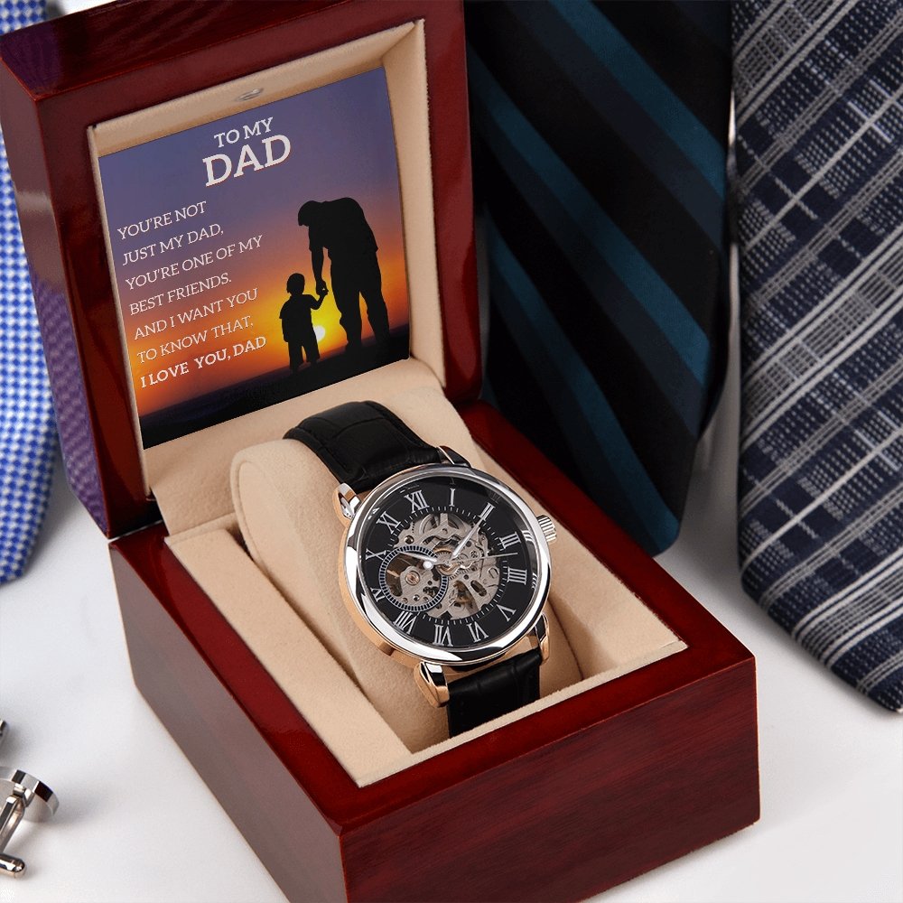 To My Dad Gift Watch | You're One of My Best Friends | Father's Day Gift | Jewelry | PB24-WOOD, PROD-2225273, PT-4320, USER-43062, W30044 | TageUnlimited
