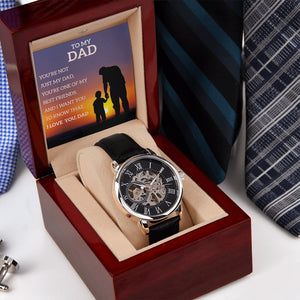 To My Dad Gift Watch | You're One of My Best Friends | Father's Day Gift | Jewelry | PB24-WOOD, PROD-2225273, PT-4320, USER-43062, W30044 | TageUnlimited