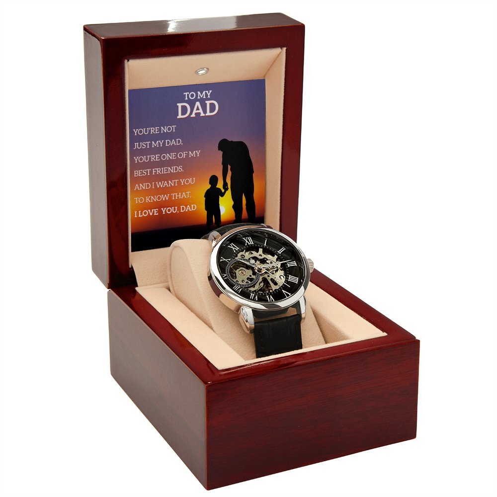 To My Dad Gift Watch | You're One of My Best Friends | Father's Day Gift | Jewelry | PB24-WOOD, PROD-2225273, PT-4320, USER-43062, W30044 | TageUnlimited