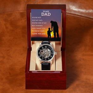 To My Dad Gift Watch | You're One of My Best Friends | Father's Day Gift | Jewelry | PB24-WOOD, PROD-2225273, PT-4320, USER-43062, W30044 | TageUnlimited