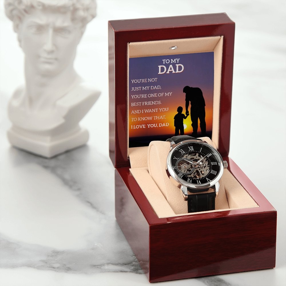 To My Dad Gift Watch | You're One of My Best Friends | Father's Day Gift | Jewelry | PB24-WOOD, PROD-2225273, PT-4320, USER-43062, W30044 | TageUnlimited