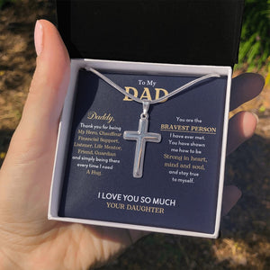 To My Dad | Thank You For Being My Hero | Jewelry | A1013T, E070T, lx-E070, PB23-WOOD, PROD-2166847, PT-1329, TNM-1, USER-43062 | TageUnlimited