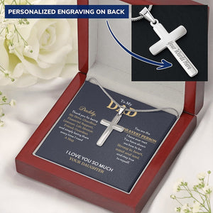 To My Dad | Thank You For Being My Hero | Jewelry | A1013T, E070T, lx-E070, PB23-WOOD, PROD-2166847, PT-1329, TNM-1, USER-43062 | TageUnlimited