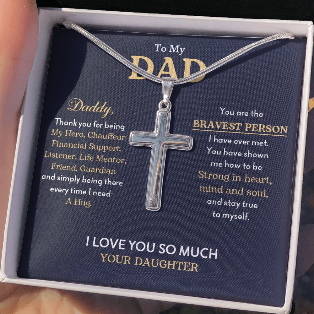 To My Dad | Thank You For Being My Hero | Jewelry | A1013T, E070T, lx-E070, PB23-WOOD, PROD-2166847, PT-1329, TNM-1, USER-43062 | TageUnlimited