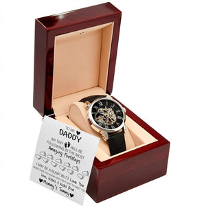 To My Daddy Gift Watch | I May Be A Bump | Father's Day Gift | Jewelry | PB24-WOOD, PROD-2228696, PT-4320, USER-43062, W30044 | TageUnlimited