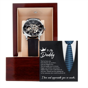 To My Daddy Gift Watch | You've Been My Best Friend | Father's Day Gift | Jewelry | PB24-WOOD, PROD-2222032, PT-4320, USER-43062, W30044 | TageUnlimited