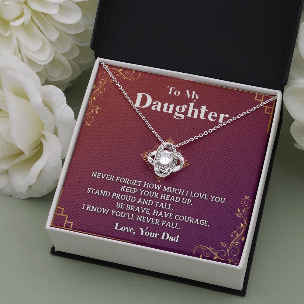 To My Daughter | Be Brave ❤️🔥 | Jewelry | C30011TG, C30011TR, lx-C30011, PB23-WOOD, PROD-1883486, PT-922, TNM-1, USER-43062 | TageUnlimited