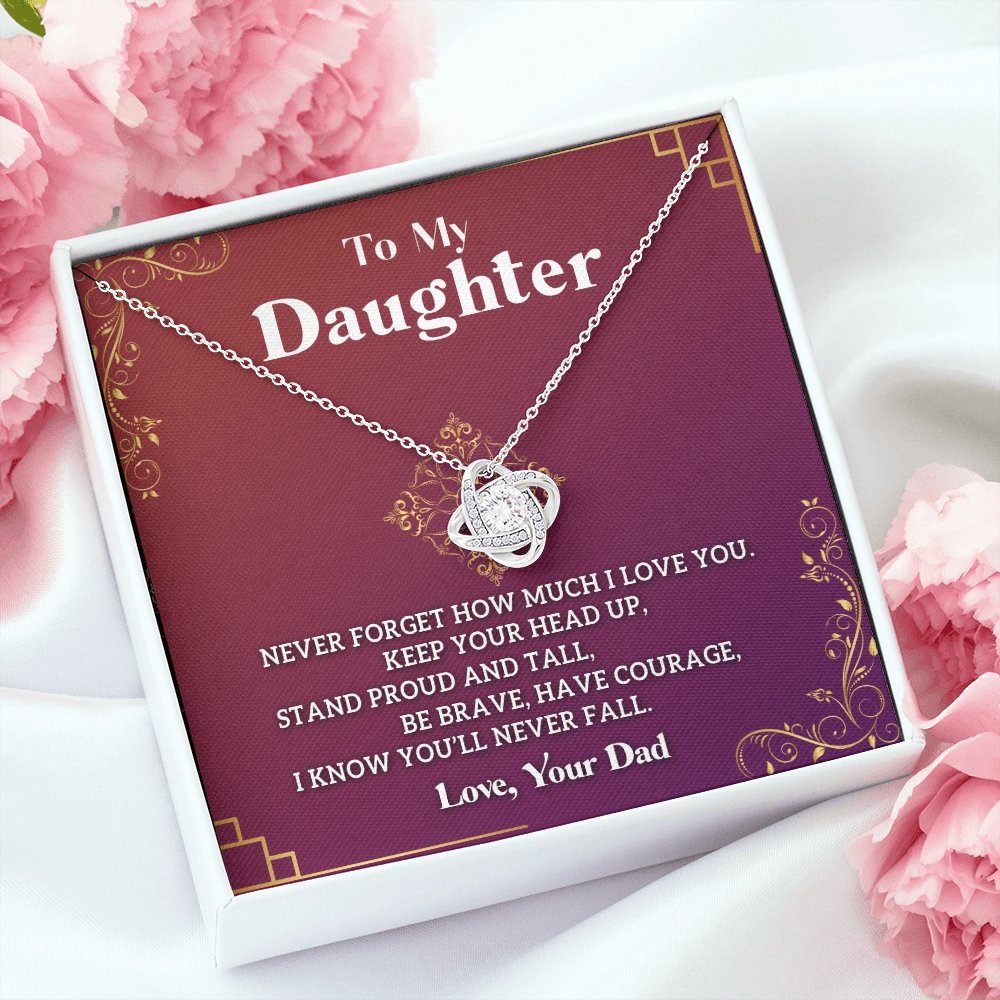 To My Daughter | Be Brave ❤️🔥 | Jewelry | C30011TG, C30011TR, lx-C30011, PB23-WOOD, PROD-1883486, PT-922, TNM-1, USER-43062 | TageUnlimited