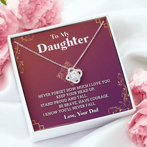 To My Daughter | Be Brave ❤️🔥 | Jewelry | C30011TG, C30011TR, lx-C30011, PB23-WOOD, PROD-1883486, PT-922, TNM-1, USER-43062 | TageUnlimited