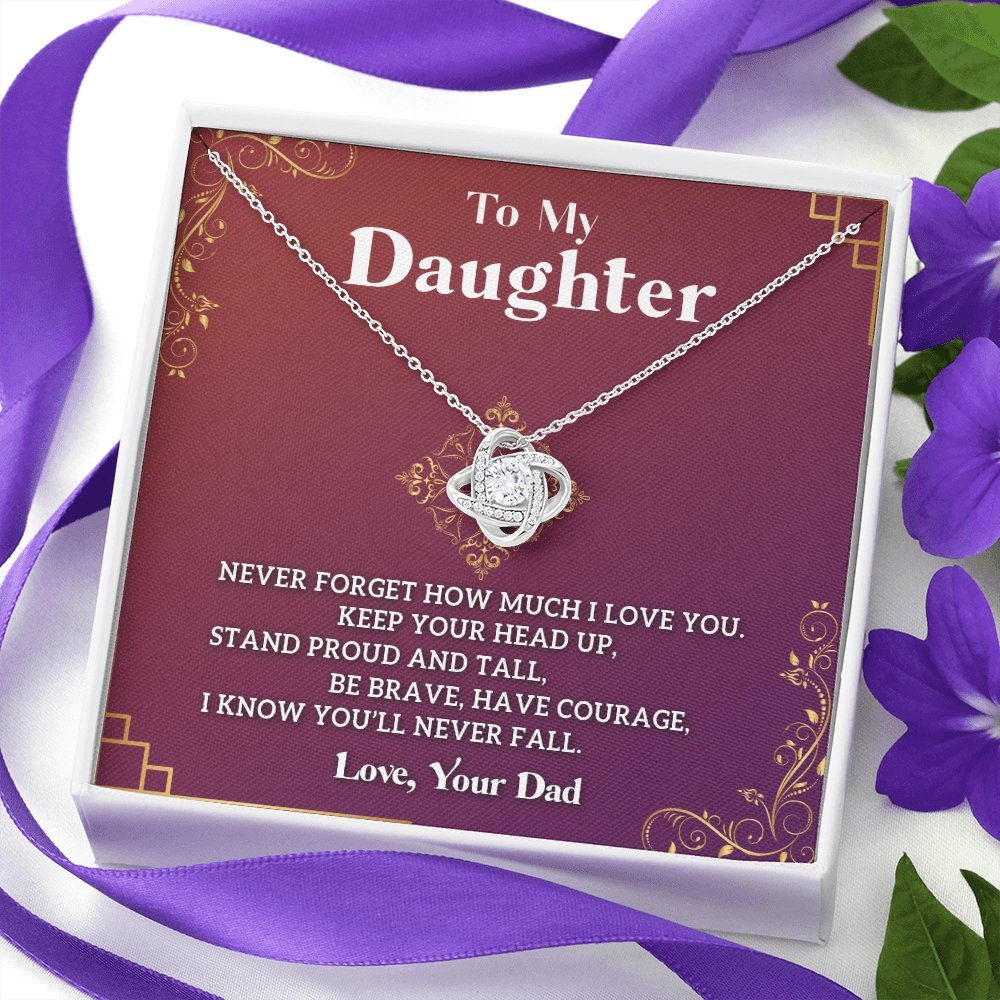 To My Daughter | Be Brave ❤️🔥 | Jewelry | C30011TG, C30011TR, lx-C30011, PB23-WOOD, PROD-1883486, PT-922, TNM-1, USER-43062 | TageUnlimited