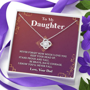 To My Daughter | Be Brave ❤️🔥 | Jewelry | C30011TG, C30011TR, lx-C30011, PB23-WOOD, PROD-1883486, PT-922, TNM-1, USER-43062 | TageUnlimited